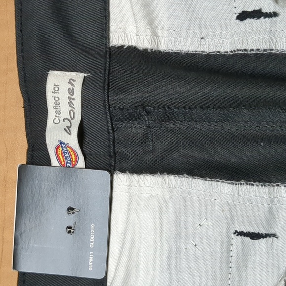 NWT Dickies Black Stretch Double Knee Pant - Slim Fit - Size 2R - Picture 12 of 13